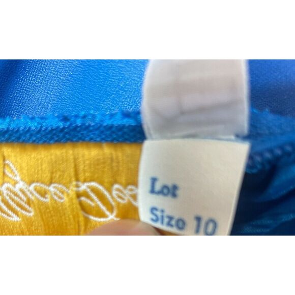 Vintage Alyce Designs Prom Dress Womens XS Blue Puff Sleeve Cocktail Retro Glam - Picture 13 of 13